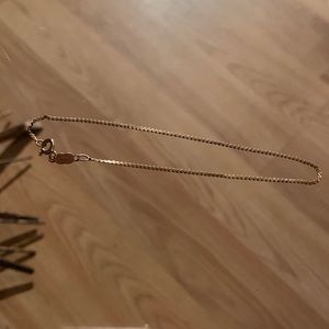 14K Gold Vintage Anklet